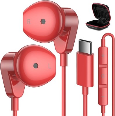 USB C Headphones for Ipad Pro Iphone 17/Air/16E/15/16 Pro Max Plus, Hifi Stereo