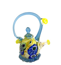 *Studio Art Glass Milleriori Teapot Signed by...
