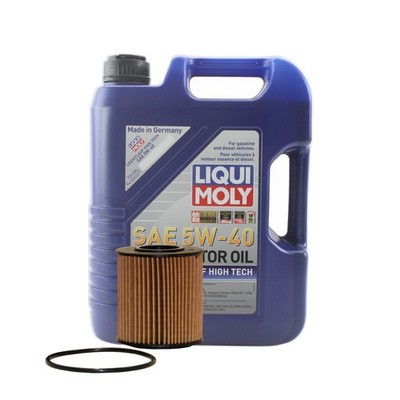 5L Liqui Moly Leichtlauf High Tech 5W-40 Wix Oil Change Kit for Mini Cooper 1.6L