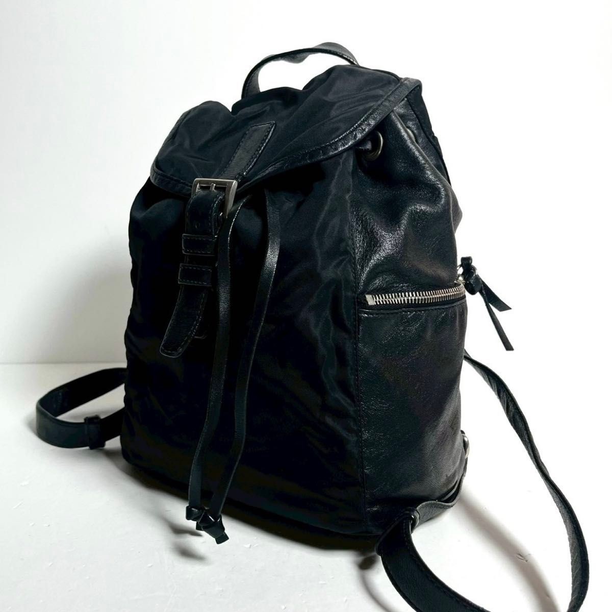 Rare extremely good condition PRADA backpack tess… - image 1