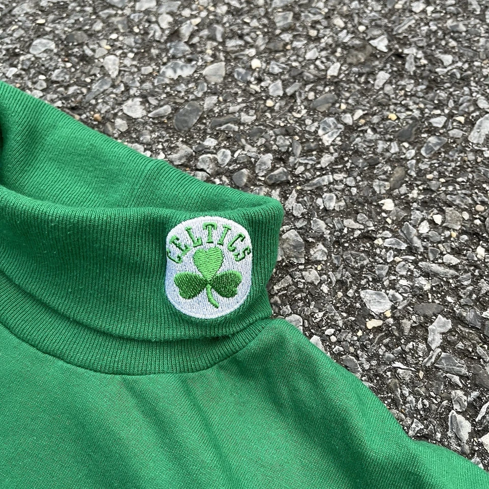 Vintage Años 90 Majestuoso NBA Boston Celtics Logo Bordado Cuello Alto L Foto 4 de 4