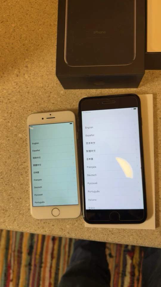 iphone 7 plus negro azabache 128gb desbloqueado y iphone 7 256gb Foto 2 de 4