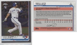 2019 Topps Chrome Rowdy Tellez (Batting) #2 Rookie RC