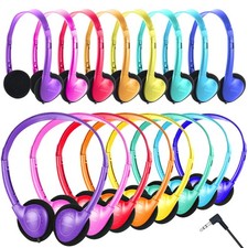 Kids Headphones Bulk 24 Pack for School Classroom,Wholesale Class Set Earphon...