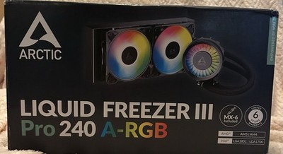 Arctic Liquid Freezer III Pro 240 A-RGB AIO CPU Cooler (Black) ACFRE00182A