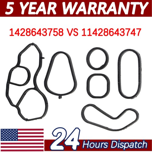Oil Cooler Gasket Seal W/ Filter Housing Gasket Set For Mini Cooper 0716 OEM eBay