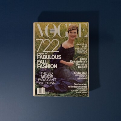 Vogue US September 2001 / Linda Evangelista | eBay