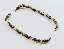 CHANEL CH 2206Q Golden With Leather Replacement Frame Decor Genuine