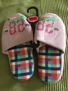 marks and spencer girls slippers