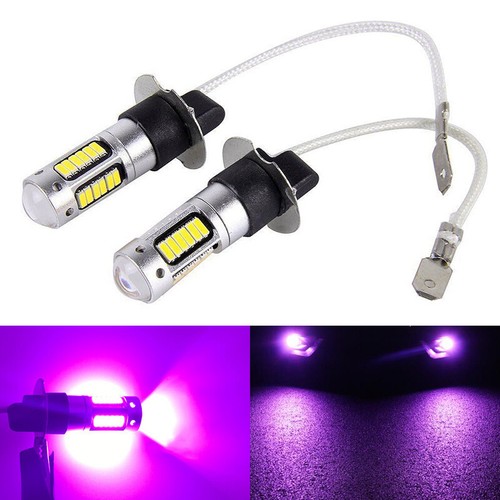 2pcs H3 30SMD LED Bulbs Fit Fog DRL Daytime Lights 12V Lamp Super Bright Canbus - Picture 19 of 21