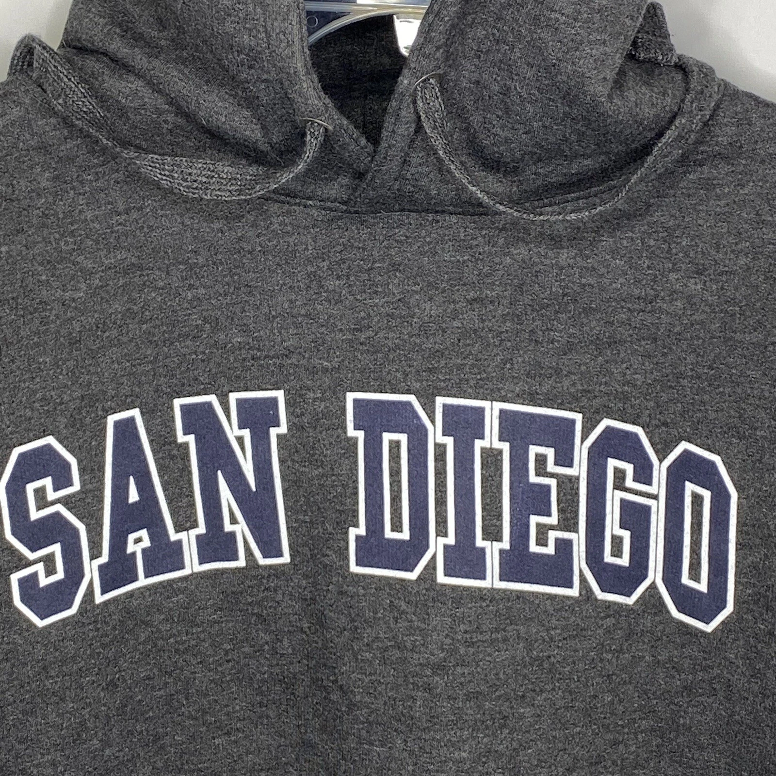 VETEMENTS Felpa con cappuccio MJ Apparel donna San Diego XL grigio scuro blu navy bianca