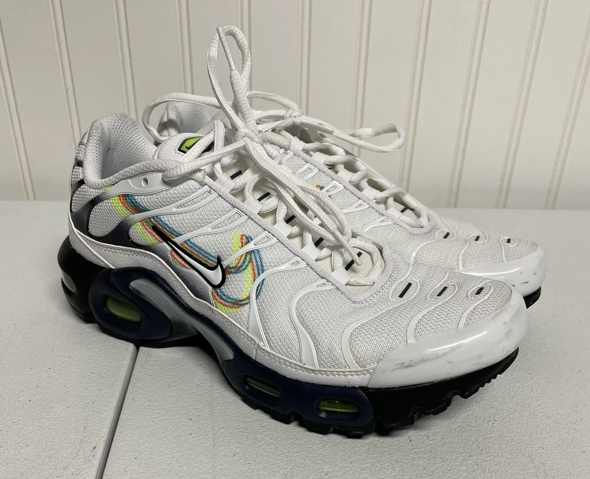 Nike Air Max Plus Tn Tuned Air Shoe DV7140 100 Size 6.5Y Women s Size 8