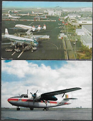 3 Postcards - Aviation - Perceval Pembroke, SV 4 bis, Los Angeles Calif