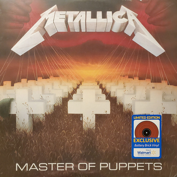 METALLICA 'Master of Puppets LP RED BRICK WAX NEW Cliff Burton Agents Misfortune