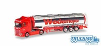 Herpa Wedemeyer Scania Cs 20 Niederdach Chromtank-Sattelzug 310079