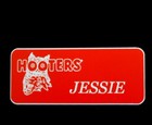 Hooters Uniform Jessie Name Tag Pin Back Dress Up Role Play Costume Accessory — photo 2