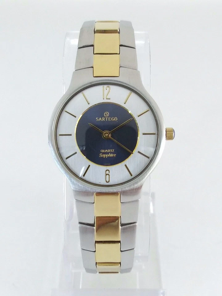 Sartego Seville Quartz Sapphire stainless steel COUPLE watch PAIR SVQ863 SVQ443 - Image 4 of 4