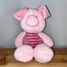 Disney Winnie The Pooh friend Pink Piglet 12  stuffed Animal soft toy Plush EUC