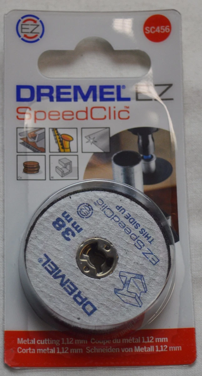 Diplomati Fedt rulle DREMEL SC456 METAL CUTTING DISCS DREMEL 456 EZ SPEEDCLIC 2615S456JC PACK 5  8710364042821 | eBay