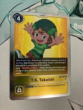T.K. Takaishi BT1-087 R Digimon CCG | Resurgence Booster NM
