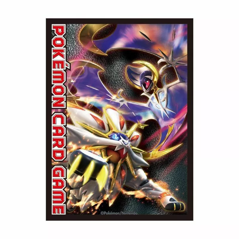 Pokemon Center Sun & Moon Lunala & Solgaleo 64ct Sleeves