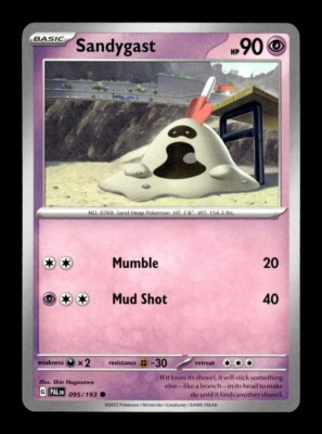 Pokemon Paldea Evolved Sandygast 095/193