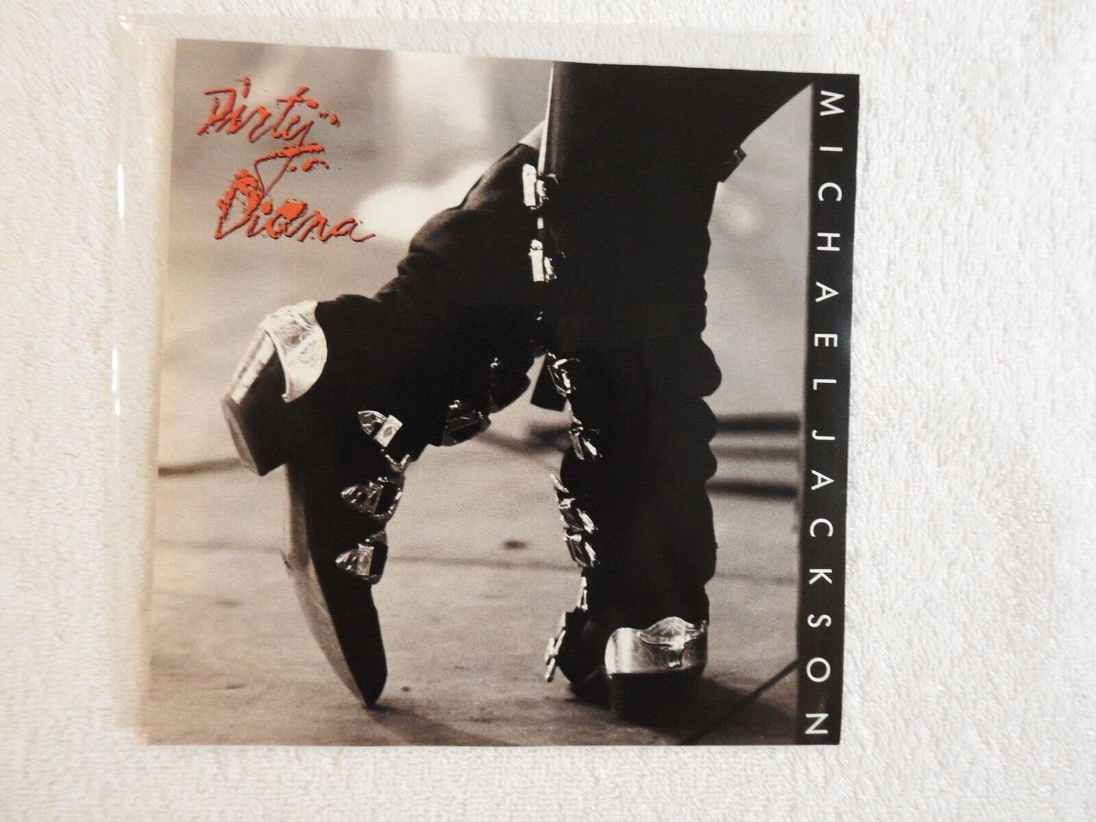 Michael Jackson "Dirty Diana" BRAND NEW NEVER PLAYED PROMO 7" & PICTURE SLEEVE!