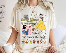 Vintage Snow White And Seven Dwarfs Shirt Unisex Adult Kid Shirt 800190