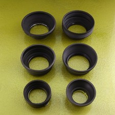 6x RUBBER LENS HOOD, S 43 Rollei  54  52  49  34 mm plug in lot 02     