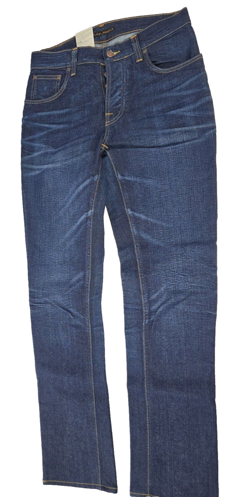 Nudie Men's Jeans Distressed Grim Tim Crispy 31 (29) x 30 NWT Made in Italy $220 image 8