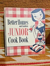 1st Edition 1955 Better Homes And Gardens Junior Cookbook, Vintage 3-Ring Binder