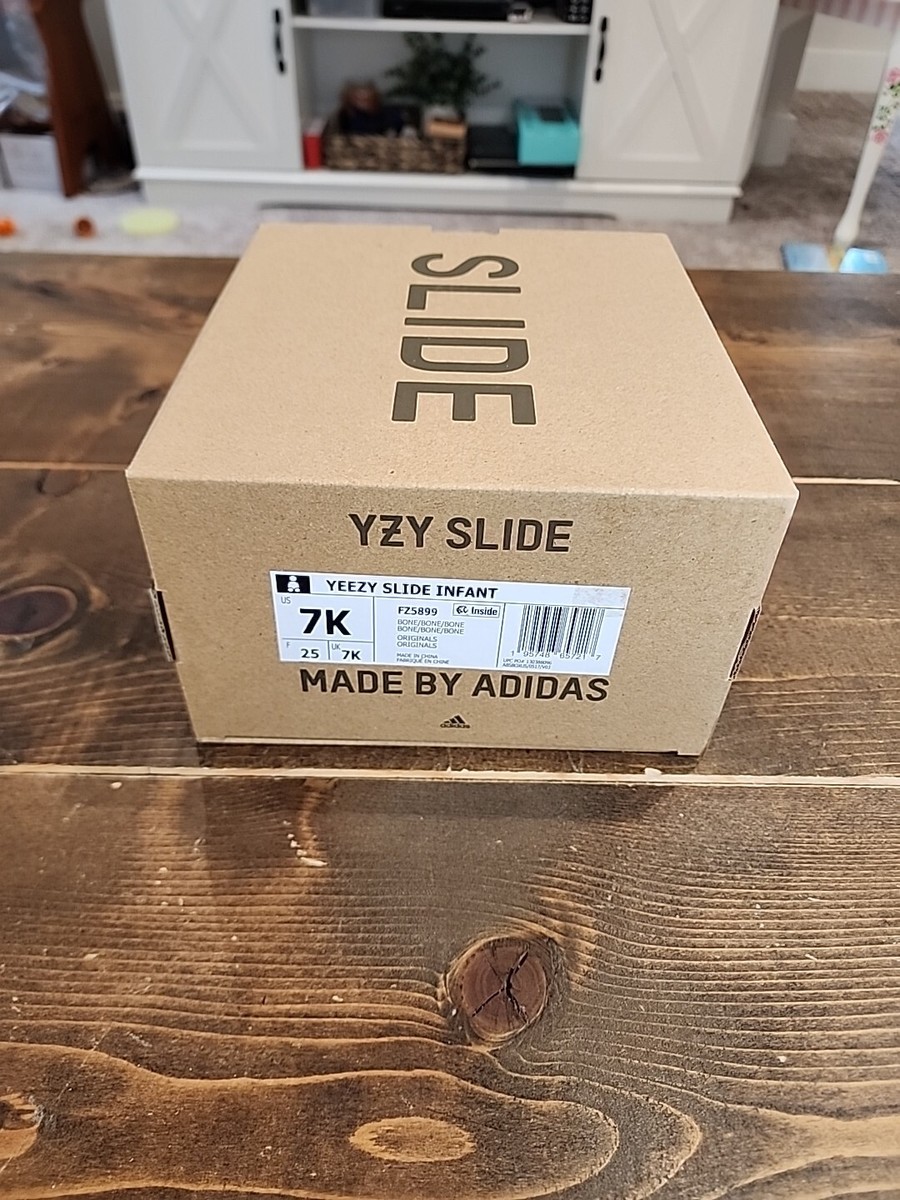 Adidas Yeezy Slide Bone FZ5899 Infant Size 7K BABY INFANT SLIDES