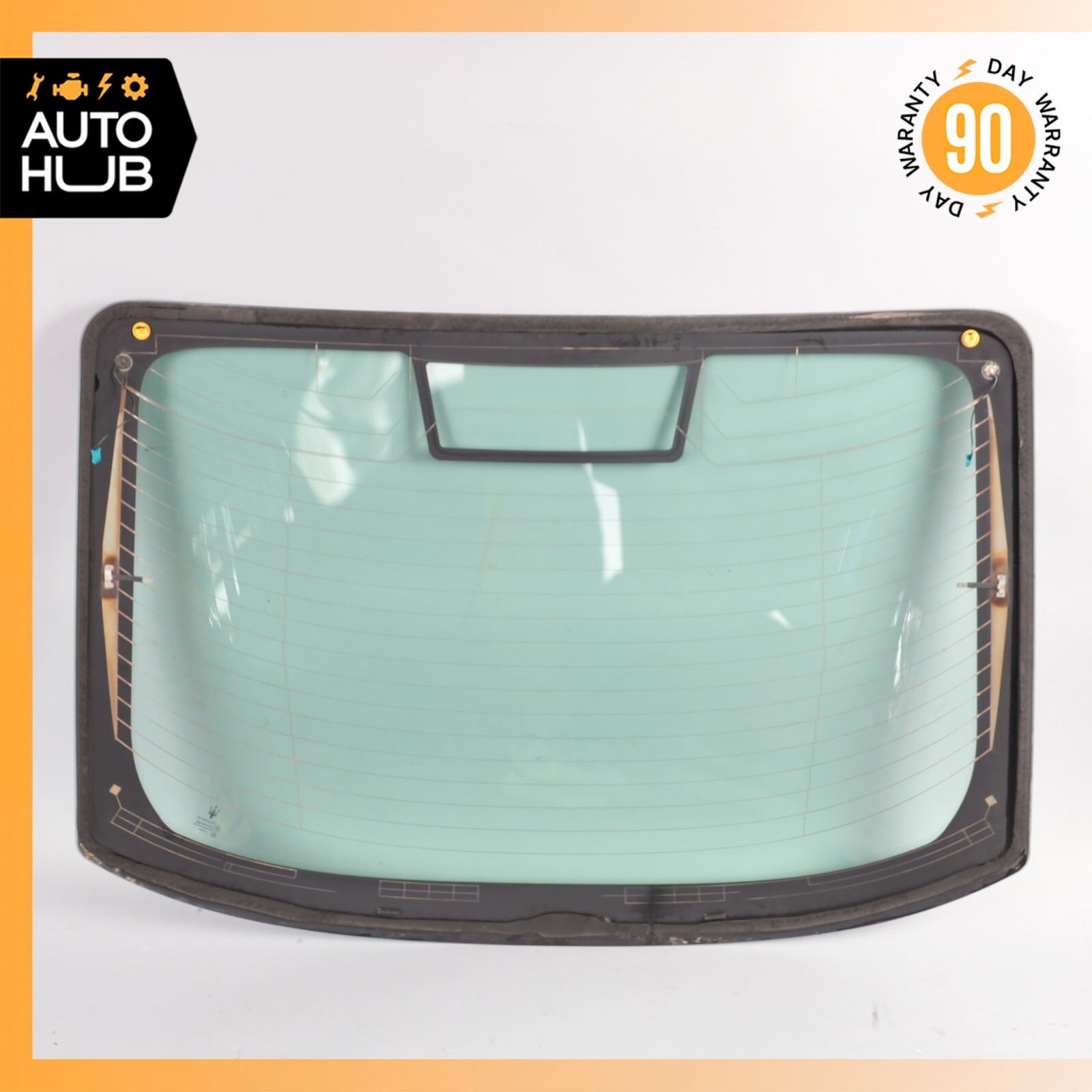 08-18 Maserati GranTurismo M145 Rear Windshield Wind Shield Back Glass OEM 61k