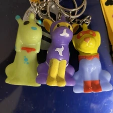 American Heart Association Keychain Set Of 3 LOT RARE With Necklace Lanyard Dogs