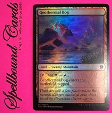 MTG EN x1 Geothermal Bog (#247/281) FOIL Dominaria United (DMU) NM+ [244200]