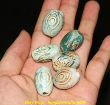 Nepal Old agate 3 eyes Dzi beads barrel beads Scattered beads Diy accessories