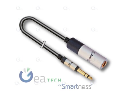 Audiodesign Pro Kabeladapter X-Pro Jack 6,3 Stereo Auf Socket 6,3 F Stereo 2M