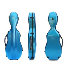 Violin Hard Case 4/4 Carbon Fiber violin box with straps handle water proof Blue