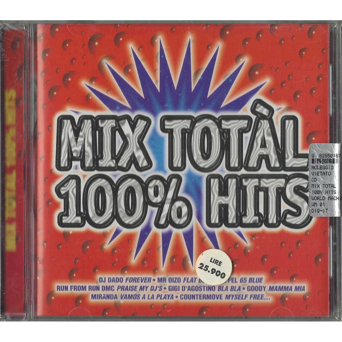 Various CD Mix Total 100% Hits / World Machine – WMCD01 Sealed