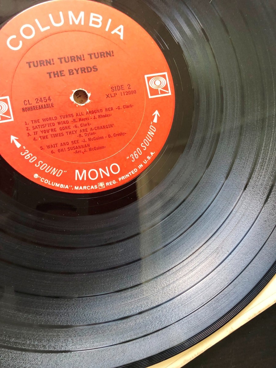 The Byrds - Turn! Turn! Turn! Orig MONO NONBREAKABLE 1965 Pressing