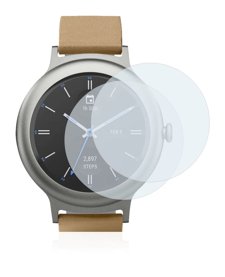 LG Watch Style , 2x BROTECT® Matte Screen Protector anti-glare, hard-coated - Image 2 of 4