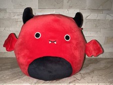 Squishmallow Halloween 8 Inch Dante the Red Devil Bat Soft Plush