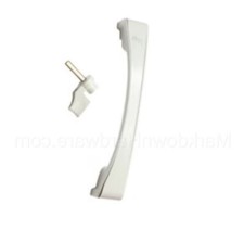 Pella Sliding Patio Door Handle w/ Thumb Lock - Left LH OX Interior - White