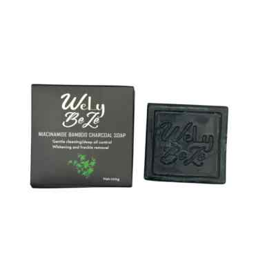 Bamboo Charcoal Soap   PACK OF 4  Deep Cleansing Soap for Face & Bod