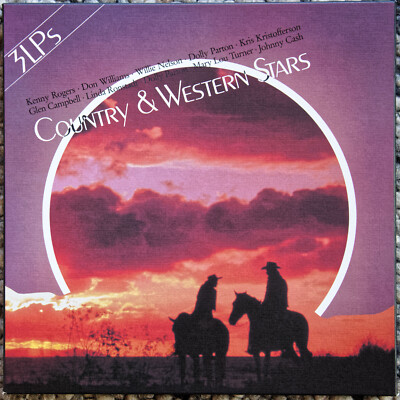 Box Set (3 LPs) Country & Western Stars (mit Kenny Rogers, Dolly Parton, Johnny