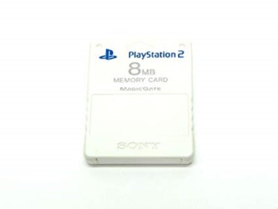 Sony OEM PLAYSTATION 2 Speicherkarte 8MB Keramik Weiß 5E