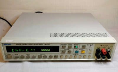 ADCMT 8340A Ultra High Resistance Meter Made in Japan w/ Error