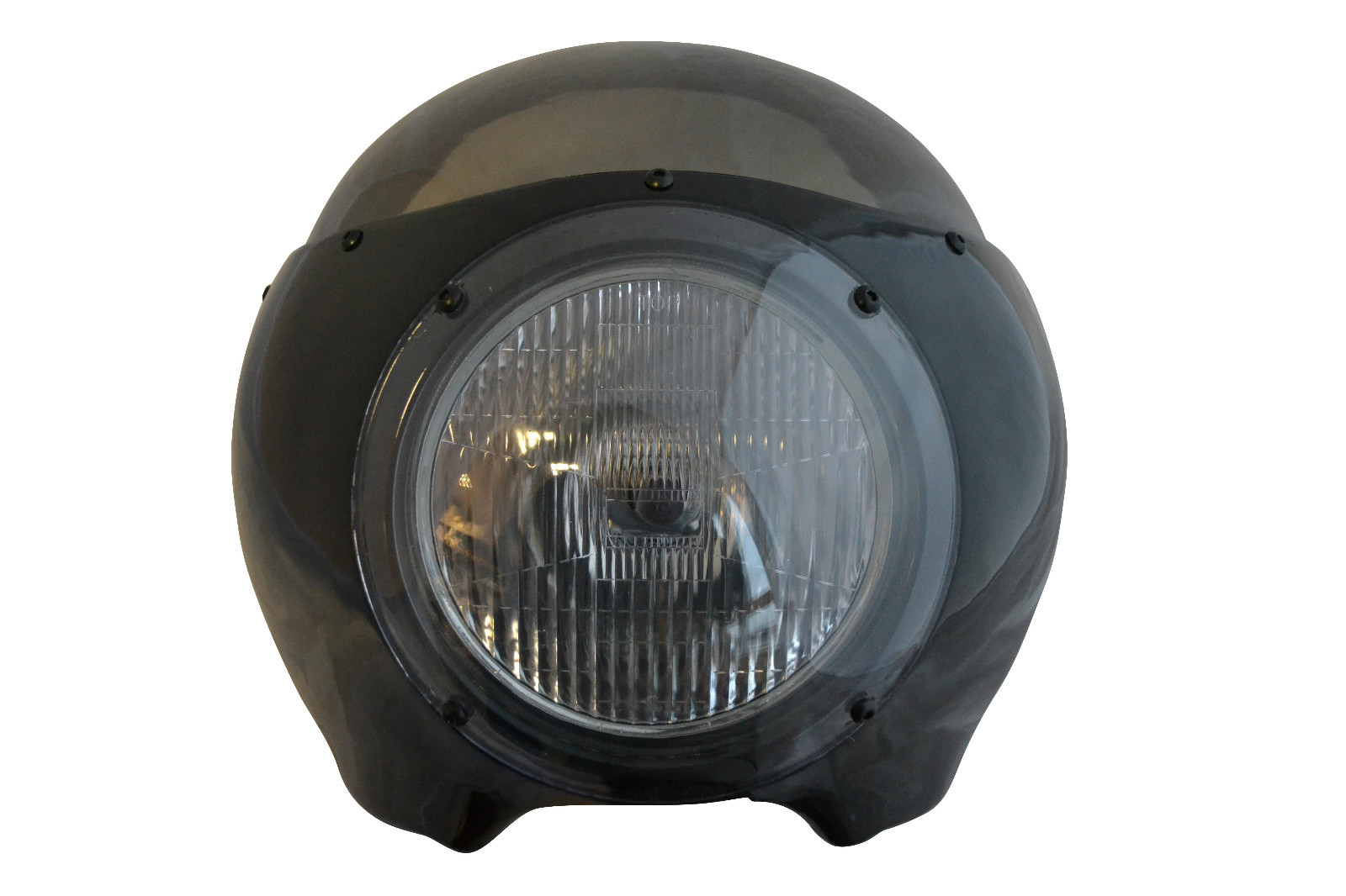 BLACK Fairing Smoked Windshield 6 3/4"" Headlight For Norton Cafe Racer Project