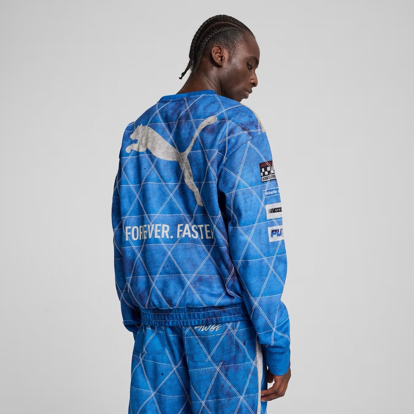 ASAP Rocky x Puma Quilted Sweatpants|2024|Large|Clyde Blue|READY2SHIP image 7