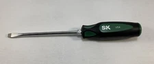 SK Tools 79102 1/4 x 6" Cushion Grip Flat Screwdriver USA Made